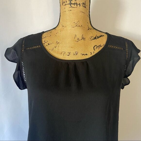 HAUTE MONDE Little Black Blouse - Picture 2 of 9